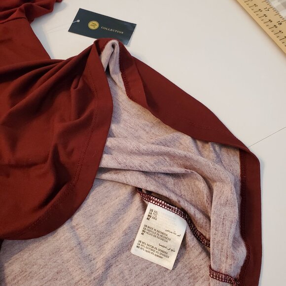 JM Collection Women's Long Knit Top Scoop Neck 3/4 Sleeve Size XXL. - Picture 11 of 11